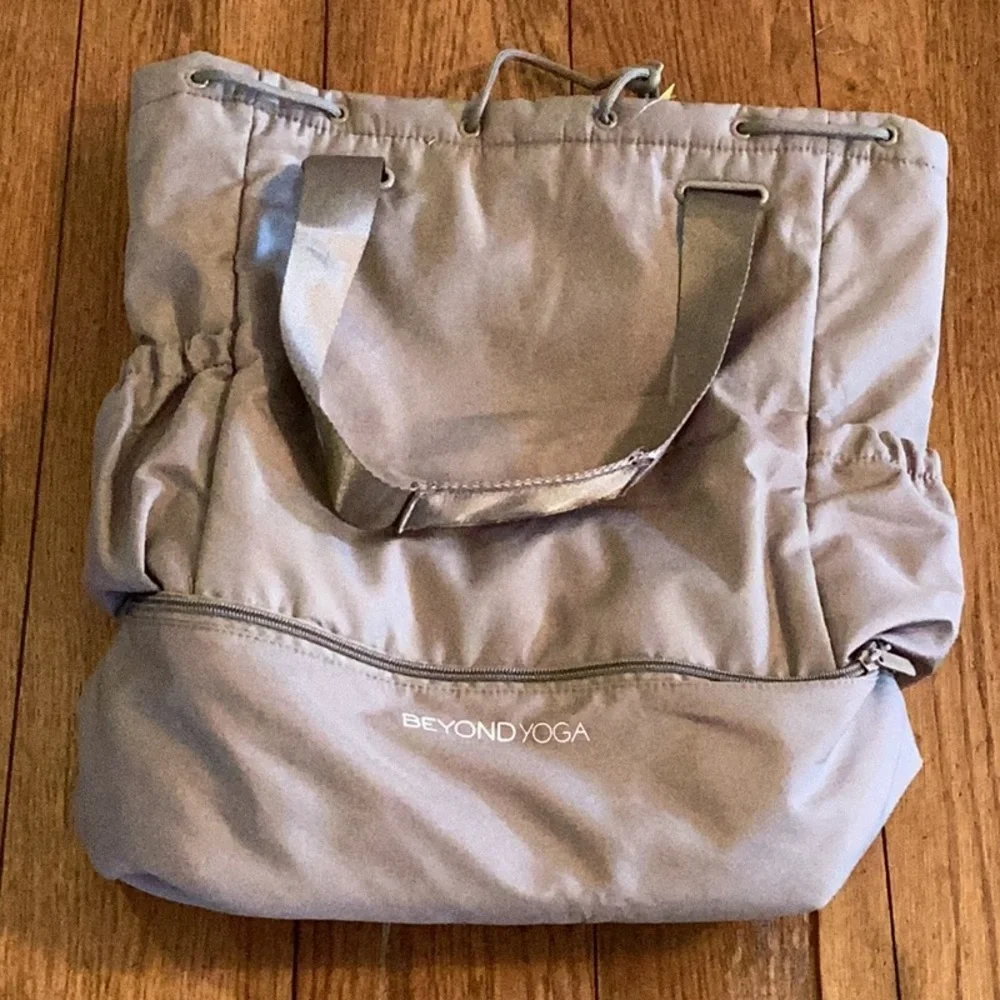 Beyond Yoga Tan Backpack Versatile and Stylish